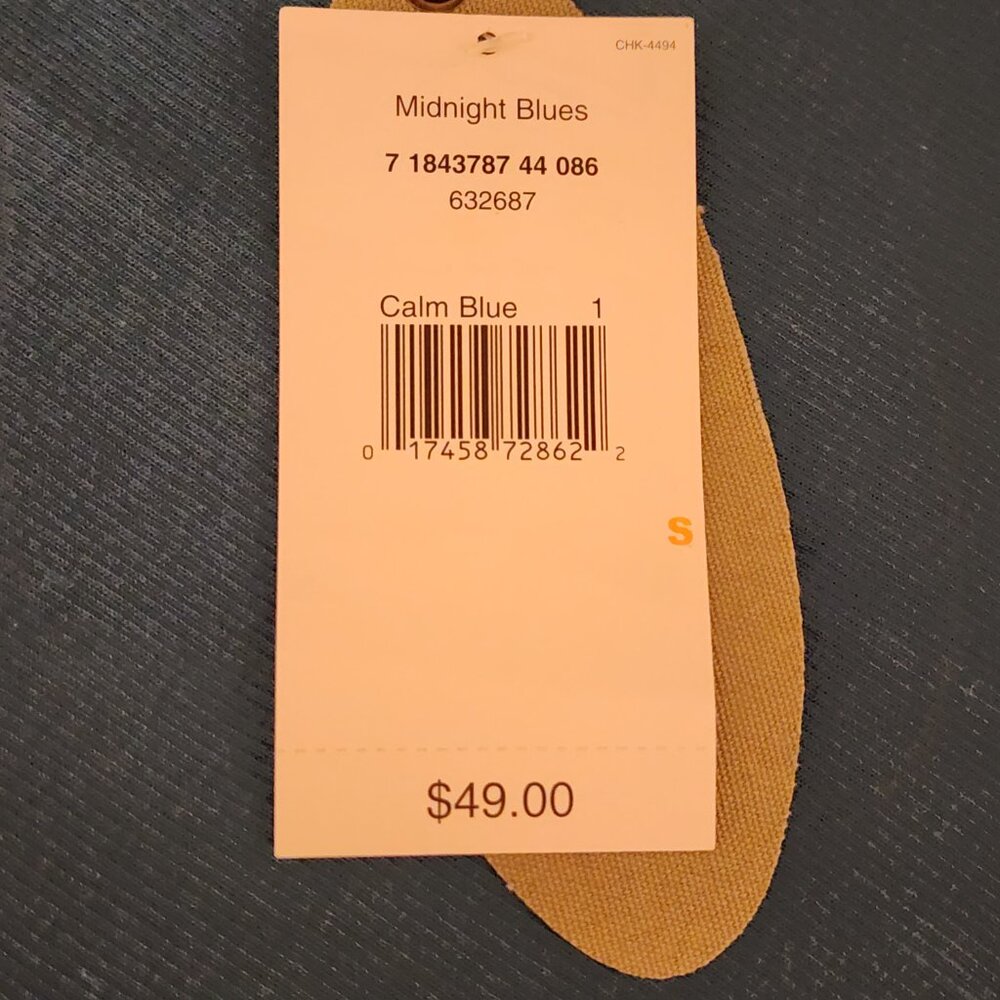 Multiplesoft Teal Button Down Tunic Henley - S NWT - image 9